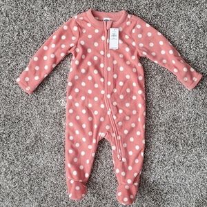 NWT | Old Navy Fleece Zipper Footie